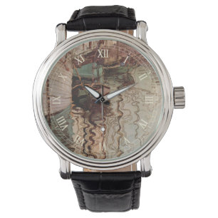 Hamnen i Trieste av Egon Schiele, Vintage Art Armbandsur