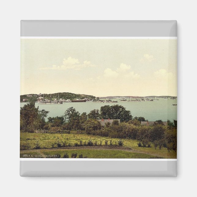 Hamnen, II., Kiel, Schleswig-Holstein, Tyskland Magnet (Framsidan)