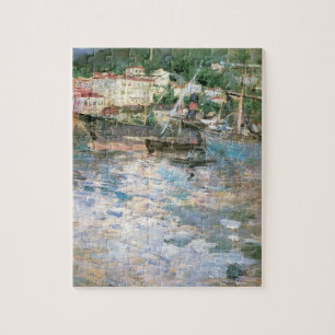 Hamnen, Nice av Berthe Morisot, Vintage Fine Art Pussel