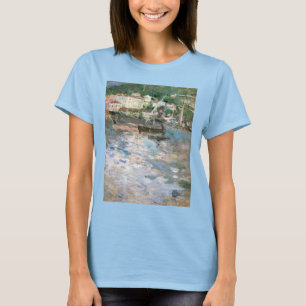 Hamnen, Nice av Berthe Morisot, Vintage Fine Art T-shirt