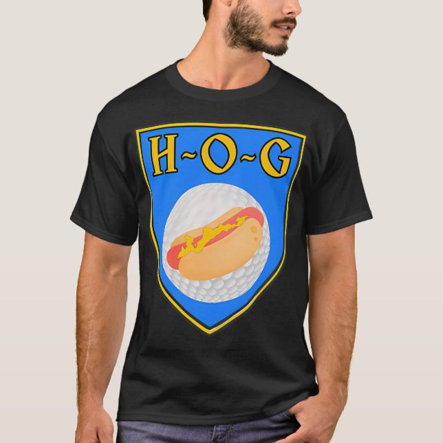 Hamnen Öppna Glizzy HOG Fishers Island, NY T Shirt (Framsida)