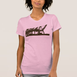 Hamnen sträcker på halsen Racerback tanktop Tee Shirt
