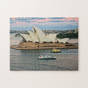 Hamnen trafikerar - det Sydney operahuset - PC:n Pussel