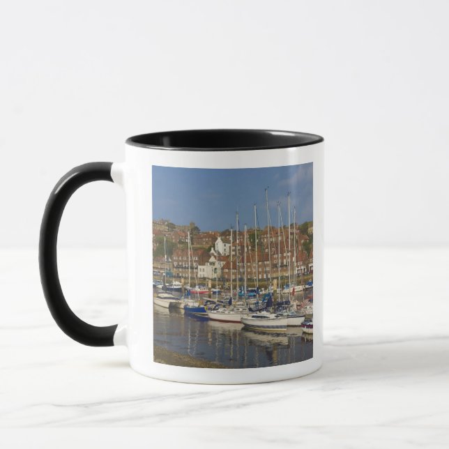 Hamnen, Whitby, North Yorkshire, England Mugg (Vänster)