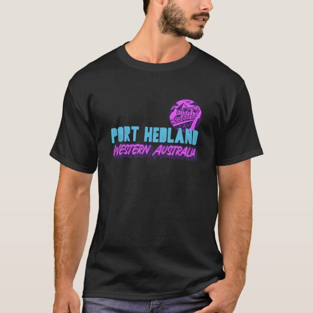 Hamnhedland Westerna Australien T Shirt (Framsida)