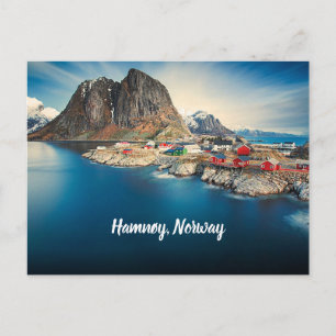 Hamnøy Norge stilized Vykort