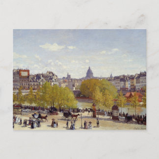 Hamnplats av luftventilen, Paris - Claude Monet Vykort