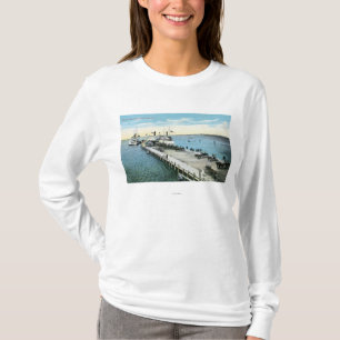 Hamnplatsen beskådar på den nya hamnen t shirt