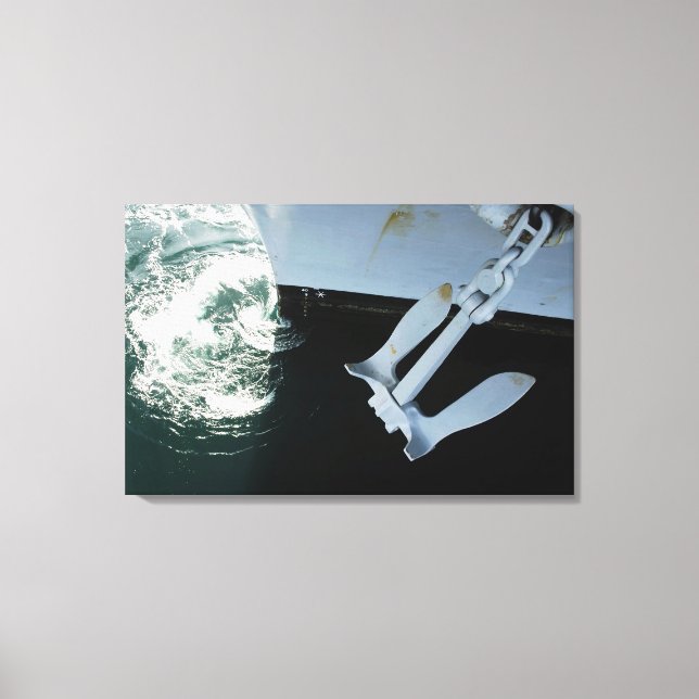 Hamnsidan Mark II Stockless Anchor Canvastryck (Framsida)