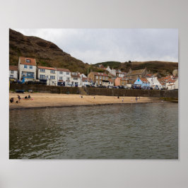 Hamnutbild av Staithes by Poster
