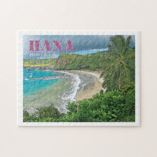 Hamoa strand, pussel för Hana Maui vykorttryck