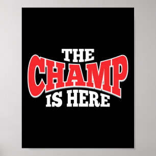 Hampan är här sportsmartialkonsten Motivation Poster