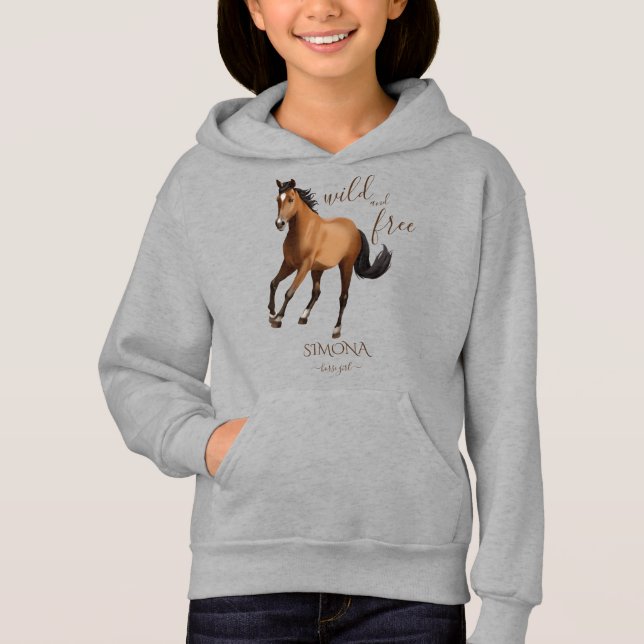 Hampgåvor till flickor i personlig namn t shirt (Framsida)