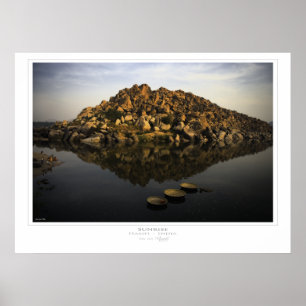 Hampi sunrise Skriv ut Poster