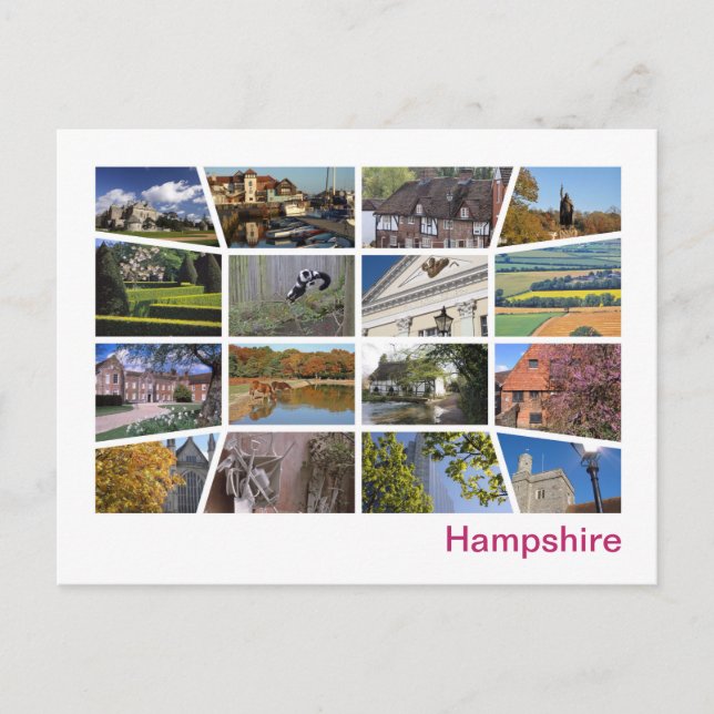 Hampshire 2 vykort (Framsida)