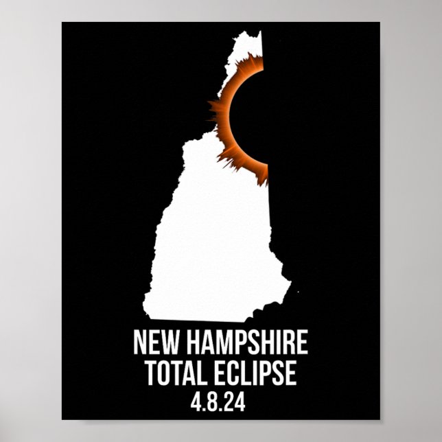 Hampshire Eclipse Idea Manar#39;s New Hampshire To Poster (Framsidan)