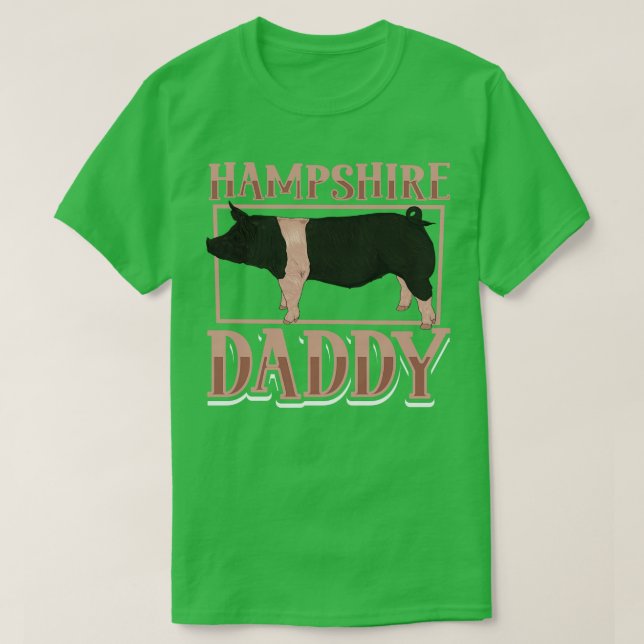 Hampshire Gris pappa T Shirt (Design framsida)
