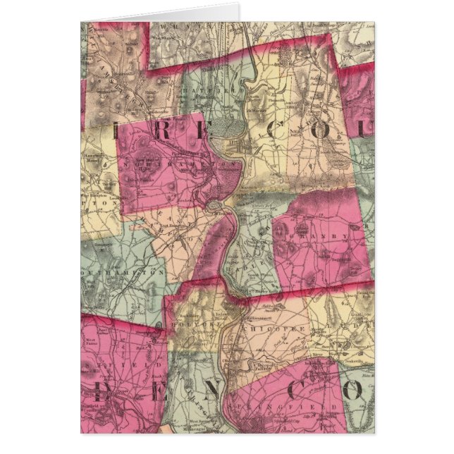 Hampshire & Hampden County Hälsningskort (Framsidan)