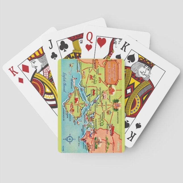 Hampshire & Isle of Wight Kartspel Casinokort (Baksidan)