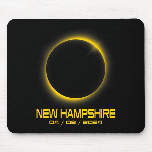Hampshire Nh Total Solar Eclipse 2024 Musmatta (Framsidan)