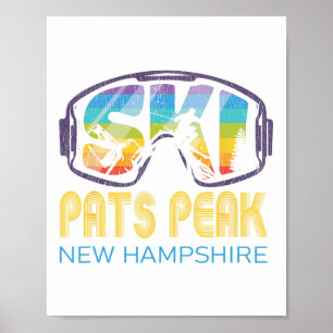 Hampshire Skiing Vacation från Hi Pats-toppen Poster
