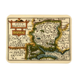 Hampshire, Southampton County England Historic Kar Magnet