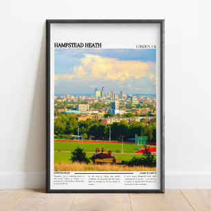 Hampstead Heath Affisch, Parliament Hill, London P Poster