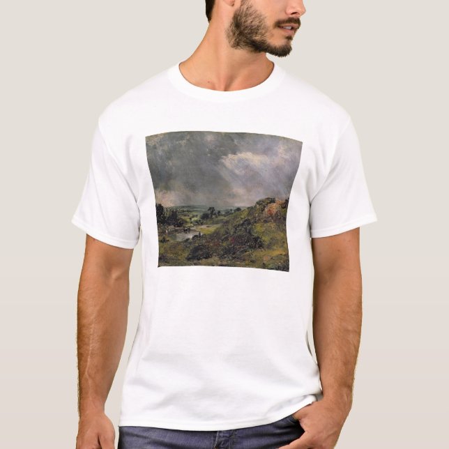 Hampstead Heath, grenbackedamm, 1828 T-shirt (Framsida)