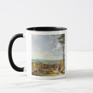 Hampstead Heath som tittar in mot harvet, 1821 Mugg