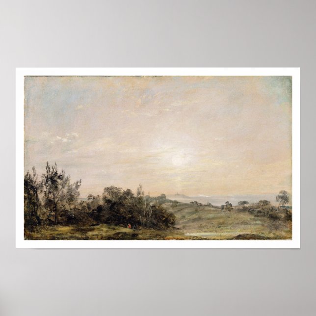 Hampstead Heath, tittar mot Harrow, 1821-22 ( Poster (Framsidan)