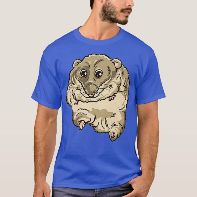 Hampter Funny Hamster Dank Meme Premium T Shirt (Framsida)
