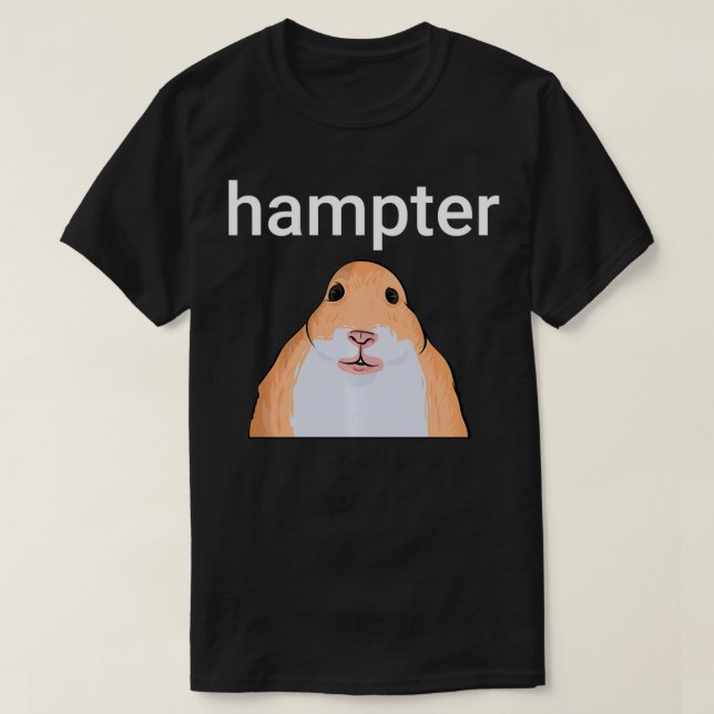Hampter Funny Hamster Dank Meme T Shirt (Design framsida)