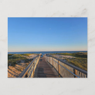 Hampton Beach Sand Ocean Boardpromenavykort Vykort