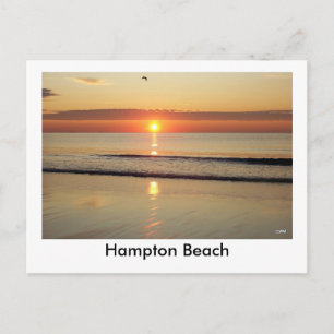 Hampton Beach Soluppgång Postkort Vykort