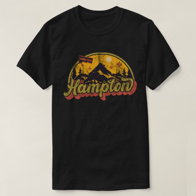 Hampton, Connecticut T Shirt (Design framsida)