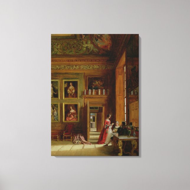 Hampton Court, 1849 Canvastryck (Framsida)