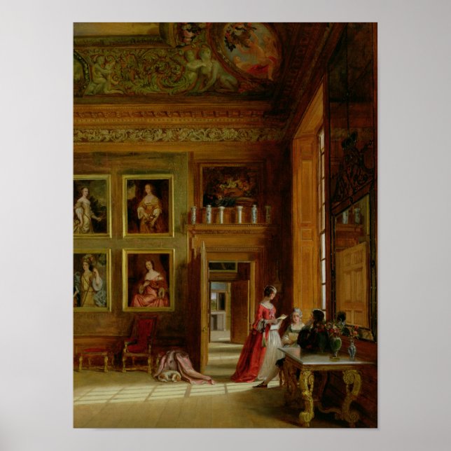 Hampton Court, 1849 Poster (Framsidan)