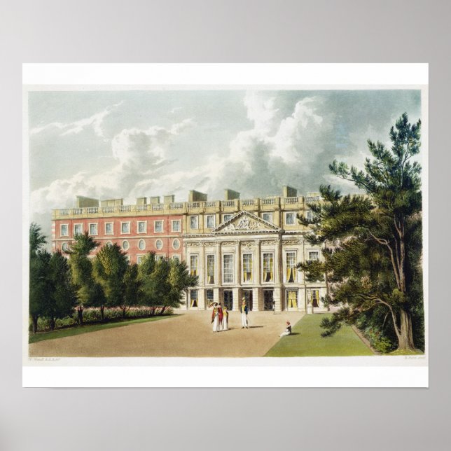 Hampton Court Palace från The History of the Roy Poster (Framsidan)