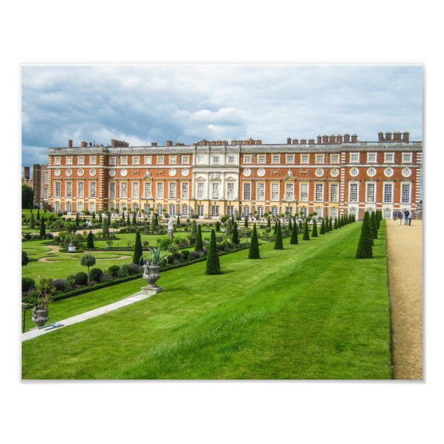 Hampton Court Palace, London - Photo Print Fototryck (Framsidan)