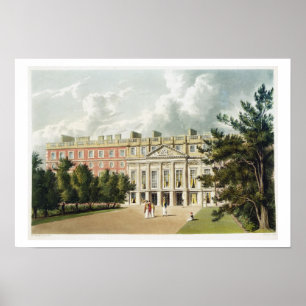 Hampton domstolslott, från 'historien av Royen Poster