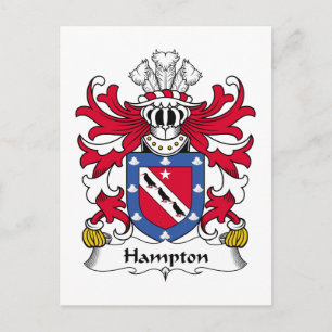 Hampton Family Crest Vykort