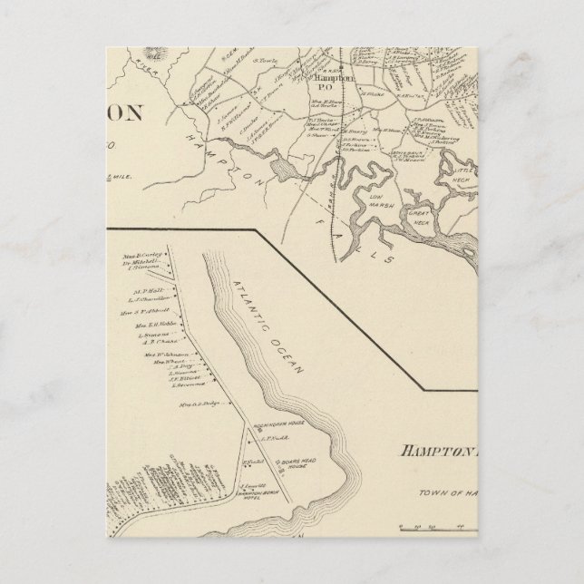 Hampton, Hampton Beach Vykort (Framsida)
