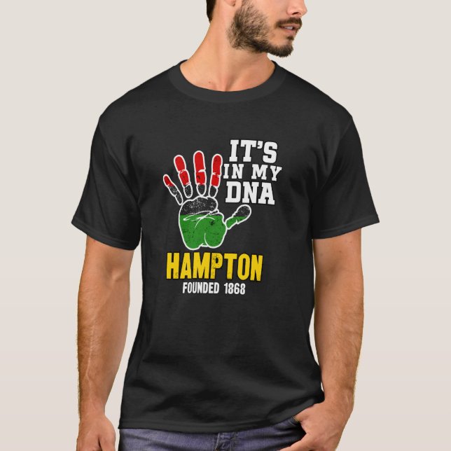 Hampton, HU, souvenir HBC-design T Shirt (Framsida)