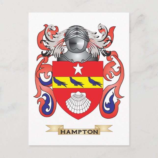 Hampton Jackar av Arm (Family Crest) Vykort (Framsida)