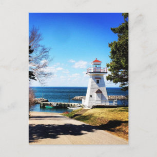 Hampton Lighthouse Bridgetown Nova Scotia Kanada Vykort