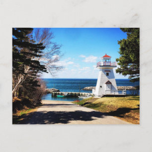 Hampton Lighthouse Bridgetown Nova Scotia Kanada Vykort