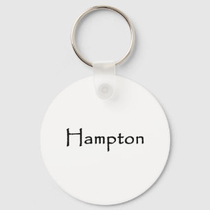 Hampton textlogotyp nyckelring