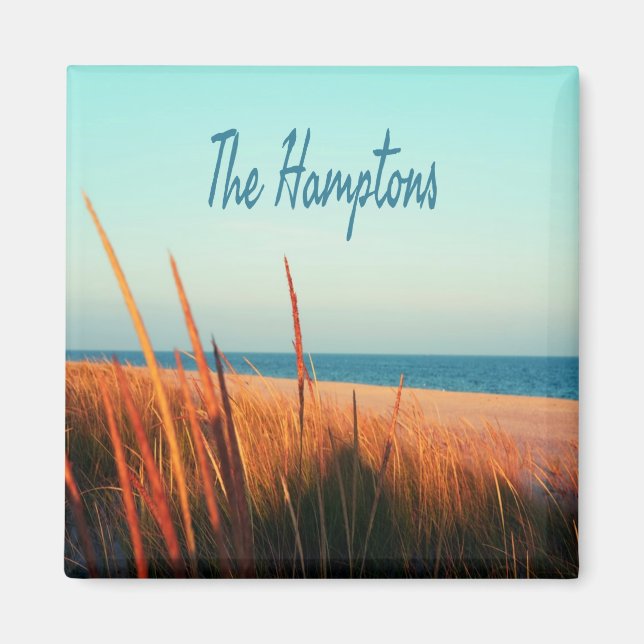Hamptons Beach Long Island NewYork Magnet (Framsidan)