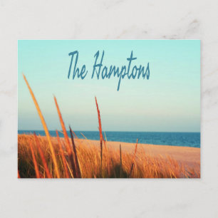 Hamptons Beach Long Island NewYork Vykort