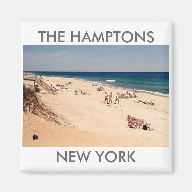 Hamptons Beach-magnet Magnet (Framsidan)